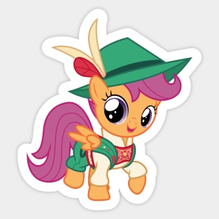 Yodeler Scootaloo 1 Sticker